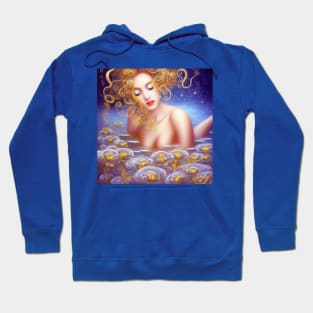 Watercolor Pearl Angel Hoodie